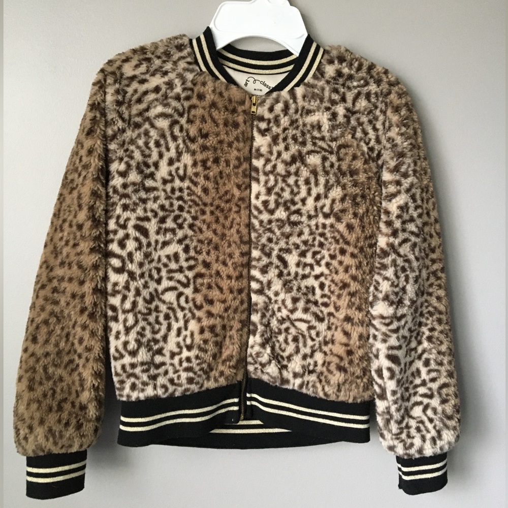 #13 Art class animal print jacket